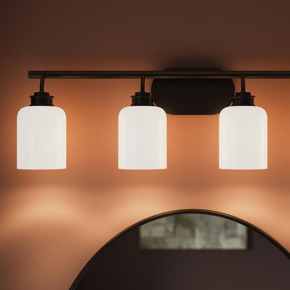 Progress Lighting P300580-31M Reines 4 Light 32 inch Matte Black Bath Vanity Wall Light