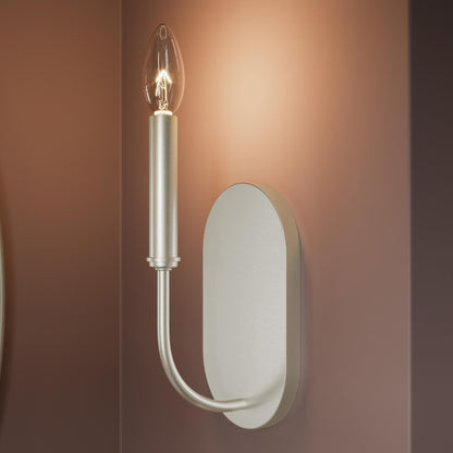 Progress Lighting P710153-009 Reines Brushed Nickel Wall Sconce - Detail Close-Up