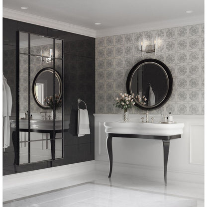 Progress Lighting Elara brushed nickel bath vanity wall light in bathroom setting
