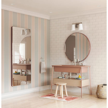 Progress Lighting Vertex 2 light bath vanity wall light in bathroom setting