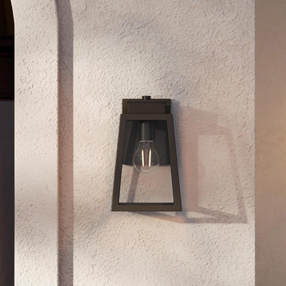 Progress Lighting P560401-020 Hedry Outdoor Wall Lantern in Antique Bronze - Close Detail View