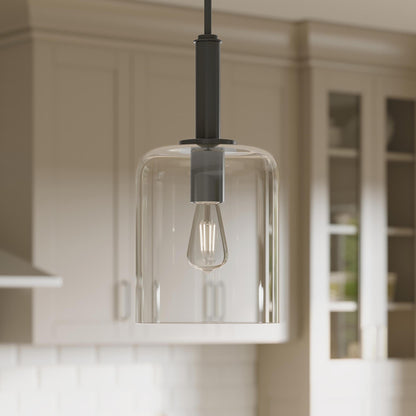 Progress Lighting P500509-31M Reines Matte Black Pendant Close-Up Detail View