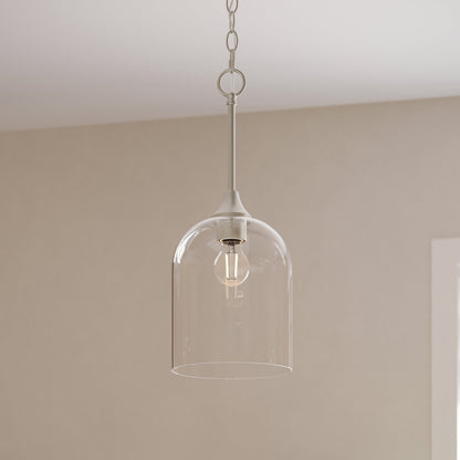 Progress Lighting Ilia P500514-009 Brushed Nickel Pendant close-up detail shot
