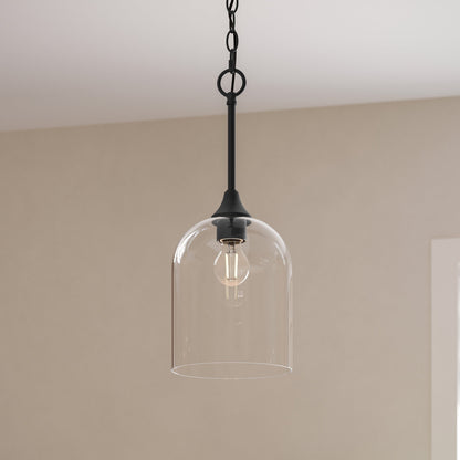 Progress Lighting Ilia P500514-31M Matte Black Pendant Close-Up Detail View