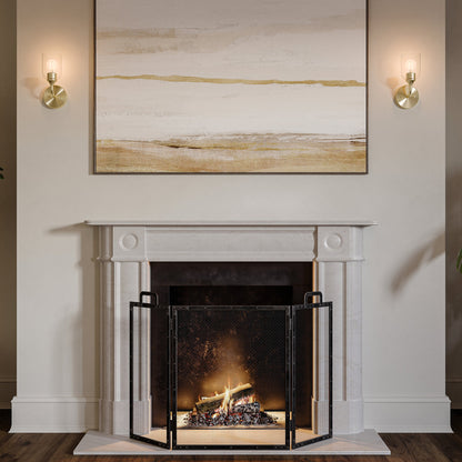 Ilia wall sconces installed in living room