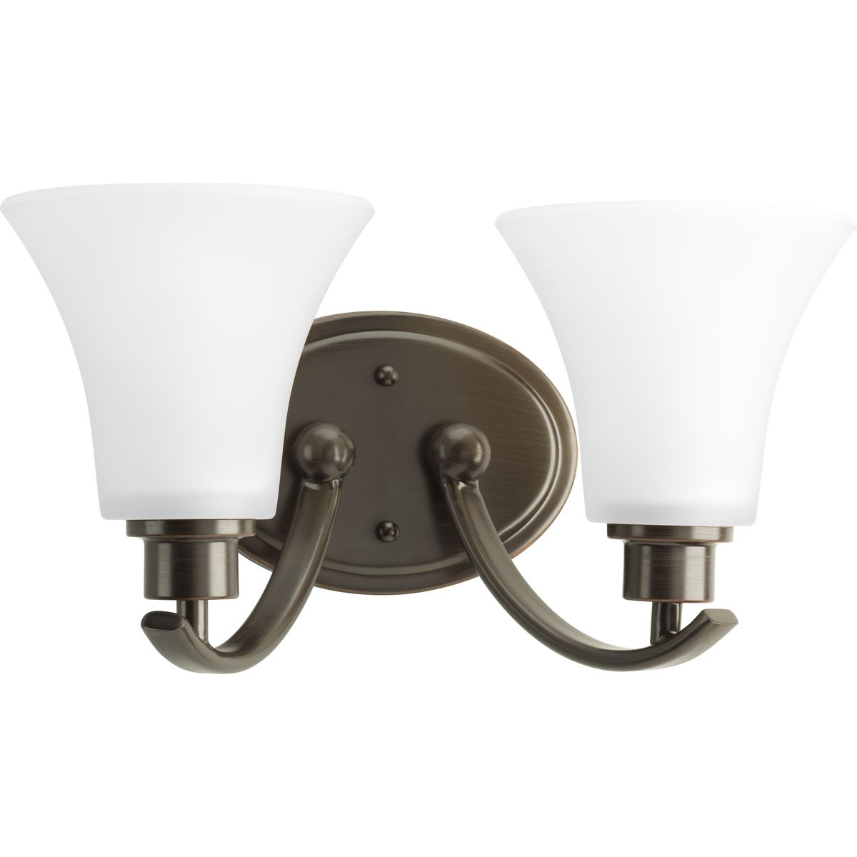Progress Lighting P2001-20W Joy 2 Light Antique Bronze Bath Vanity Wall Light