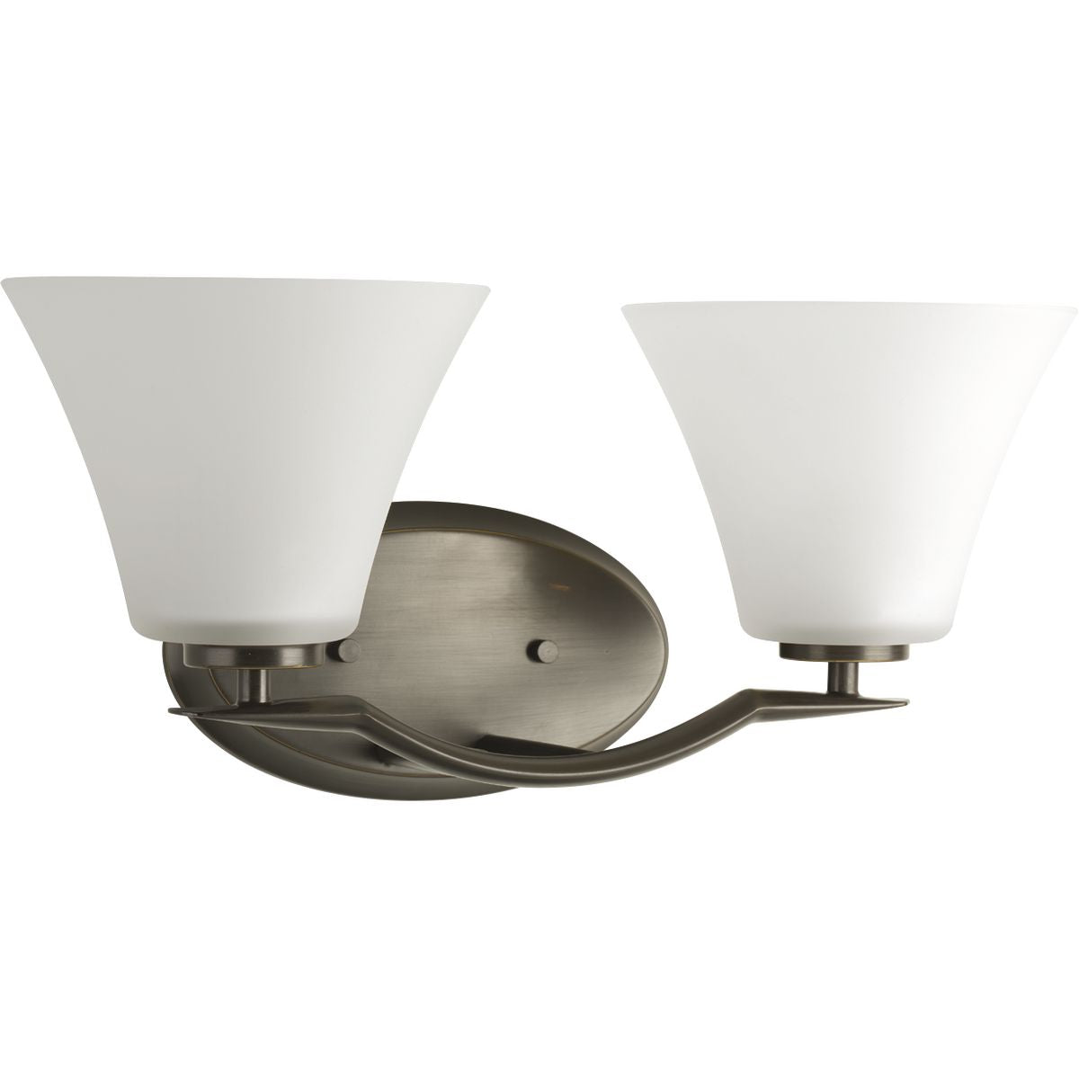 Progress Lighting P2005-20W Bravo 2 light antique bronze bath vanity wall light