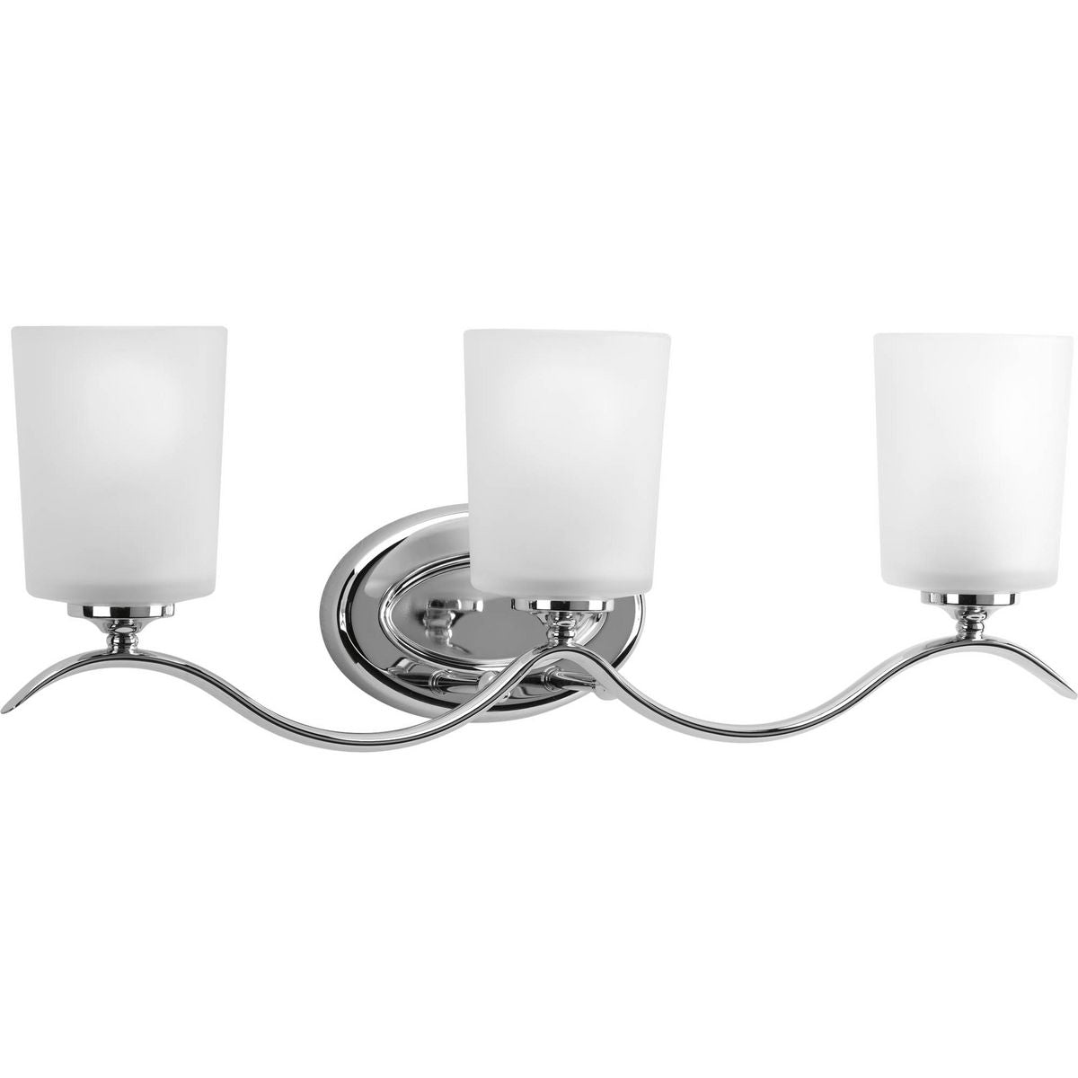 Progress Lighting P2020-15 Inspire 3 light polished chrome bath vanity wall light