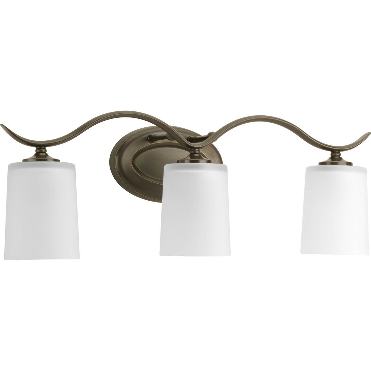 Progress Lighting Inspire 3 light antique bronze bath vanity wall light