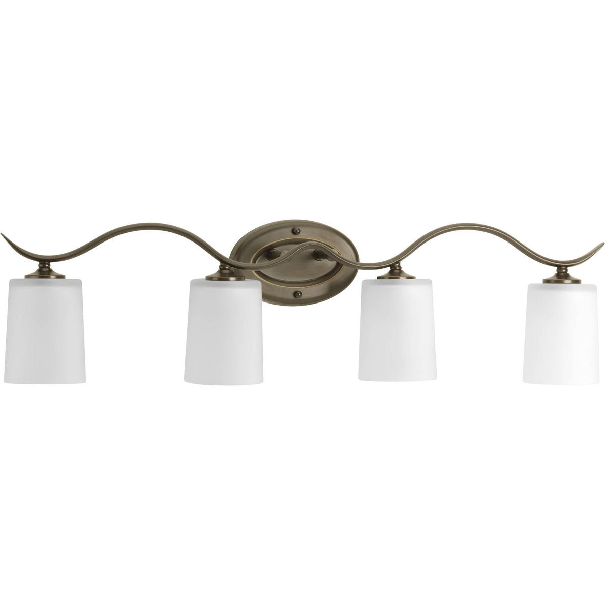 Progress Lighting Inspire 4 light antique bronze bath vanity wall light