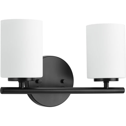 Progress Lighting P2158-31 Replay 2 light black bath vanity wall light