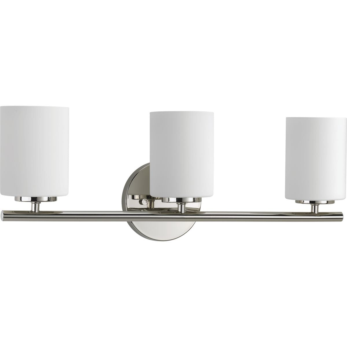 Progress Lighting Replay 3 light polished nickel bath vanity wall light