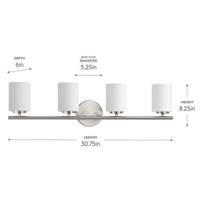 Progress Lighting P2160-09 dimension diagram