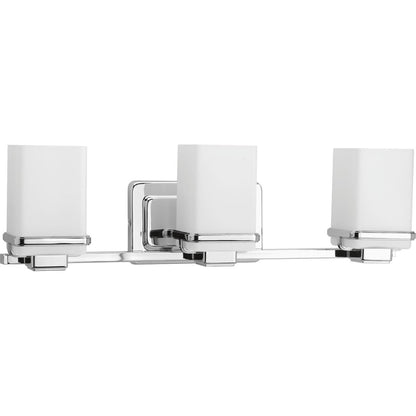 Progress Lighting P2195-15 Metric 3 light polished chrome bath vanity wall light