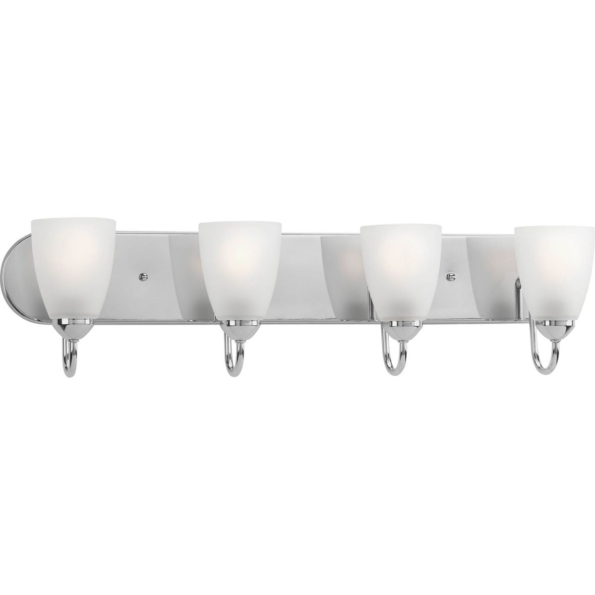 Progress Lighting P2709-15 Gather 4 light polished chrome bath vanity wall light