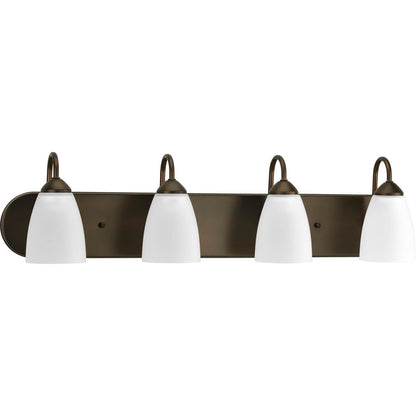 Progress Lighting P2709-20 Gather 4 light antique bronze bath vanity wall light