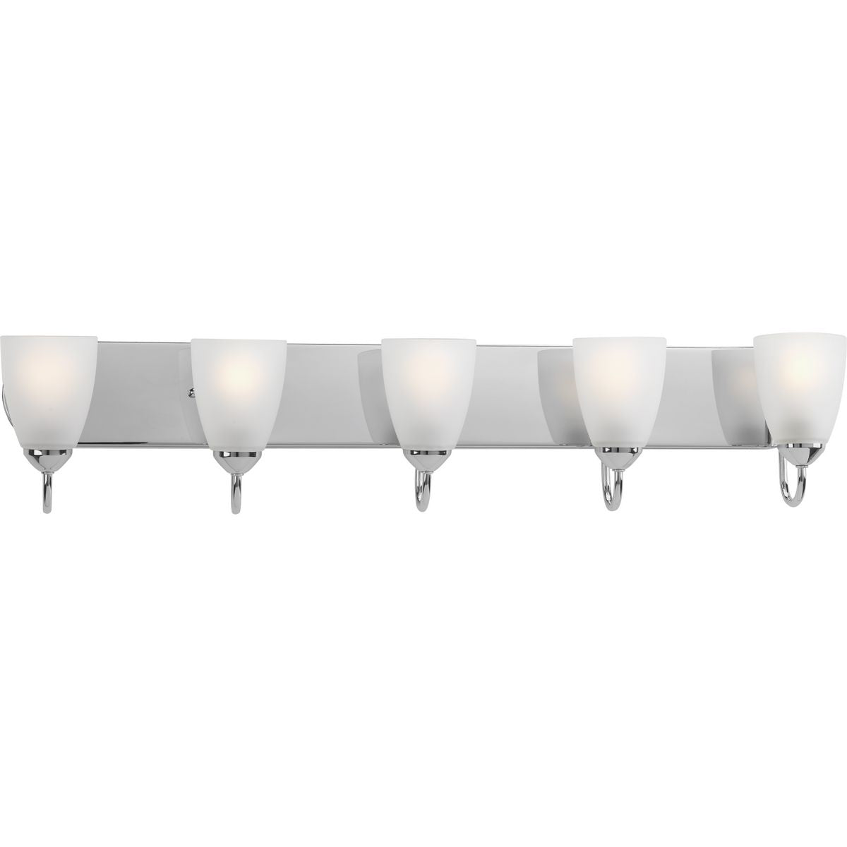 Progress Lighting P2713-15 Gather 5 Light Polished Chrome Bath Vanity Wall Light
