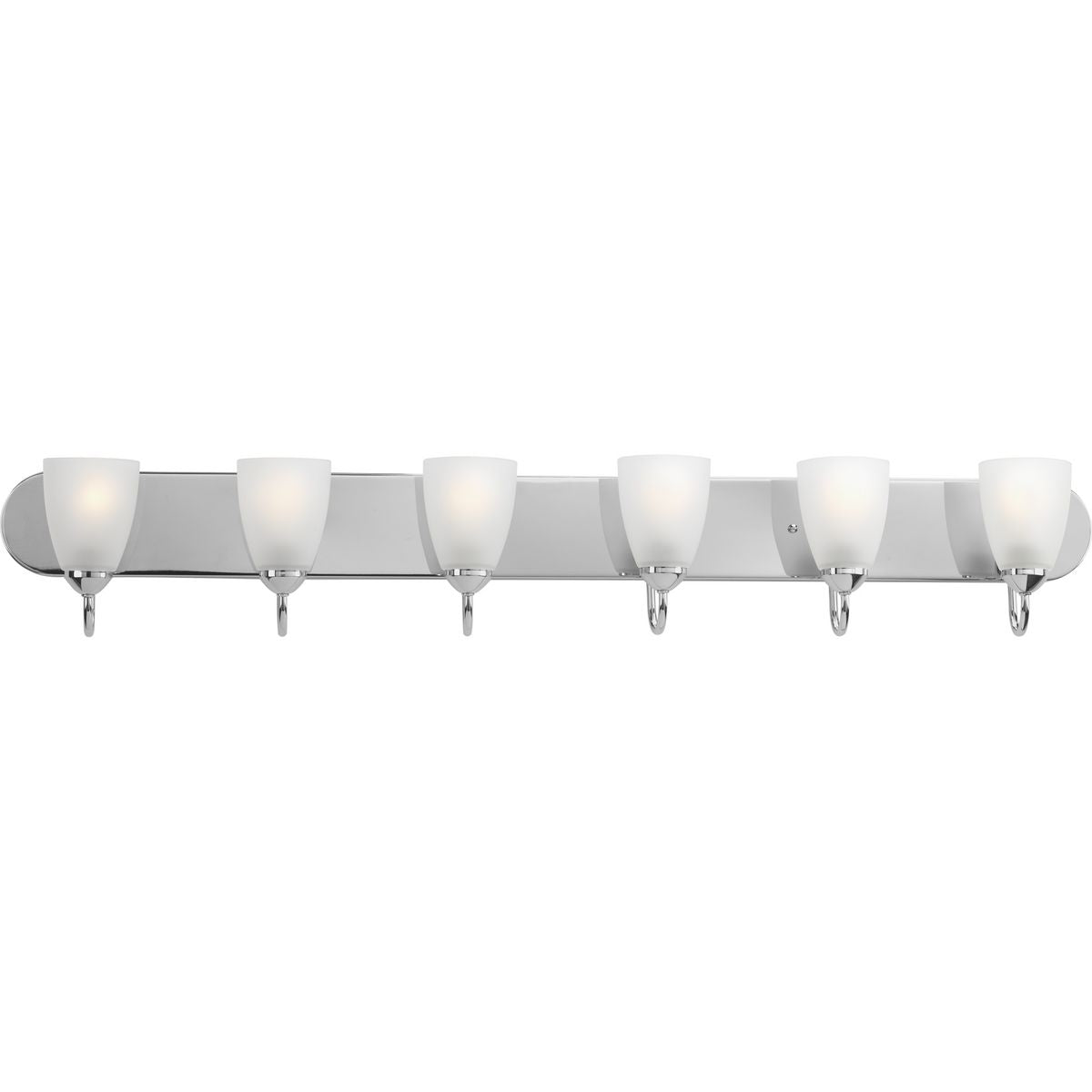 Progress Lighting P2714-15 Gather 6 Light Polished Chrome Bath Vanity Wall Light