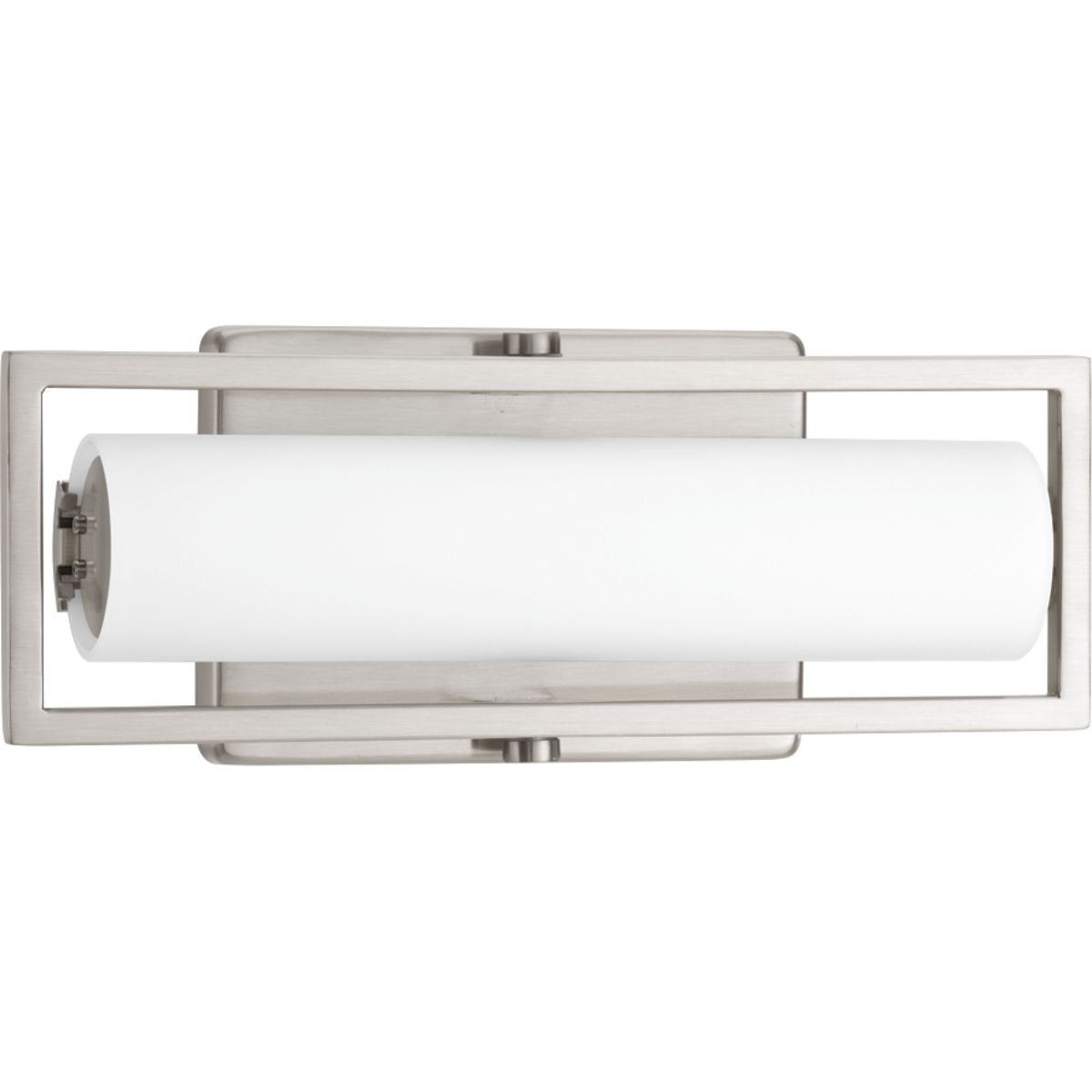 Progress Lighting P2781-0930K9 Frame 1 Light 12 inch Brushed Nickel Linear Vanity Bath Light