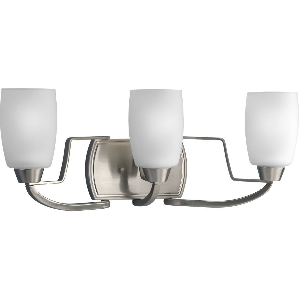 Progress Lighting P2796-09 Wisten 3 light brushed nickel bath vanity wall light