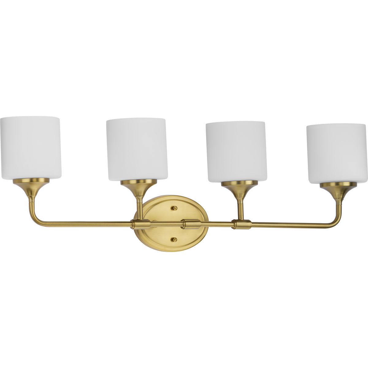 Progress Lighting P2804-191 Lynzie 4 light brushed gold bath vanity wall light