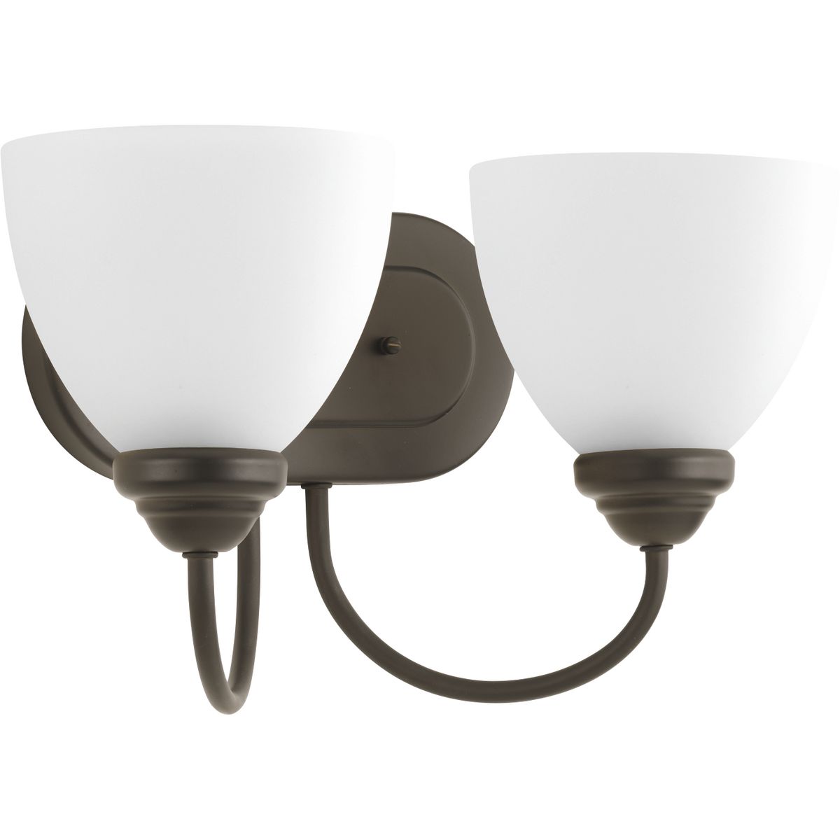 Progress Lighting P2915-20 Heart 2 Light Antique Bronze Bath Vanity Wall Light