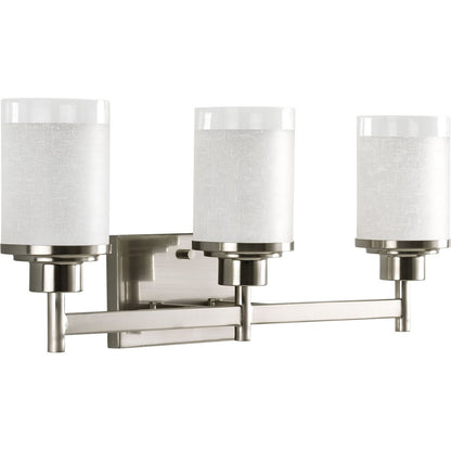 Progress Lighting P2978-09 Alexa 3 light brushed nickel bath vanity wall light