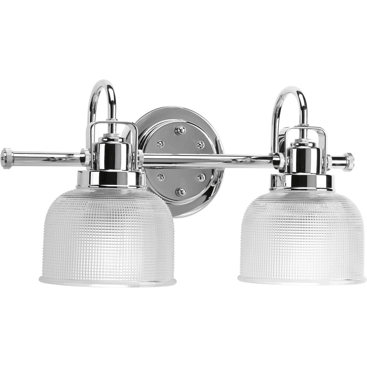Progress Lighting Archie 2 light polished chrome bath vanity wall light