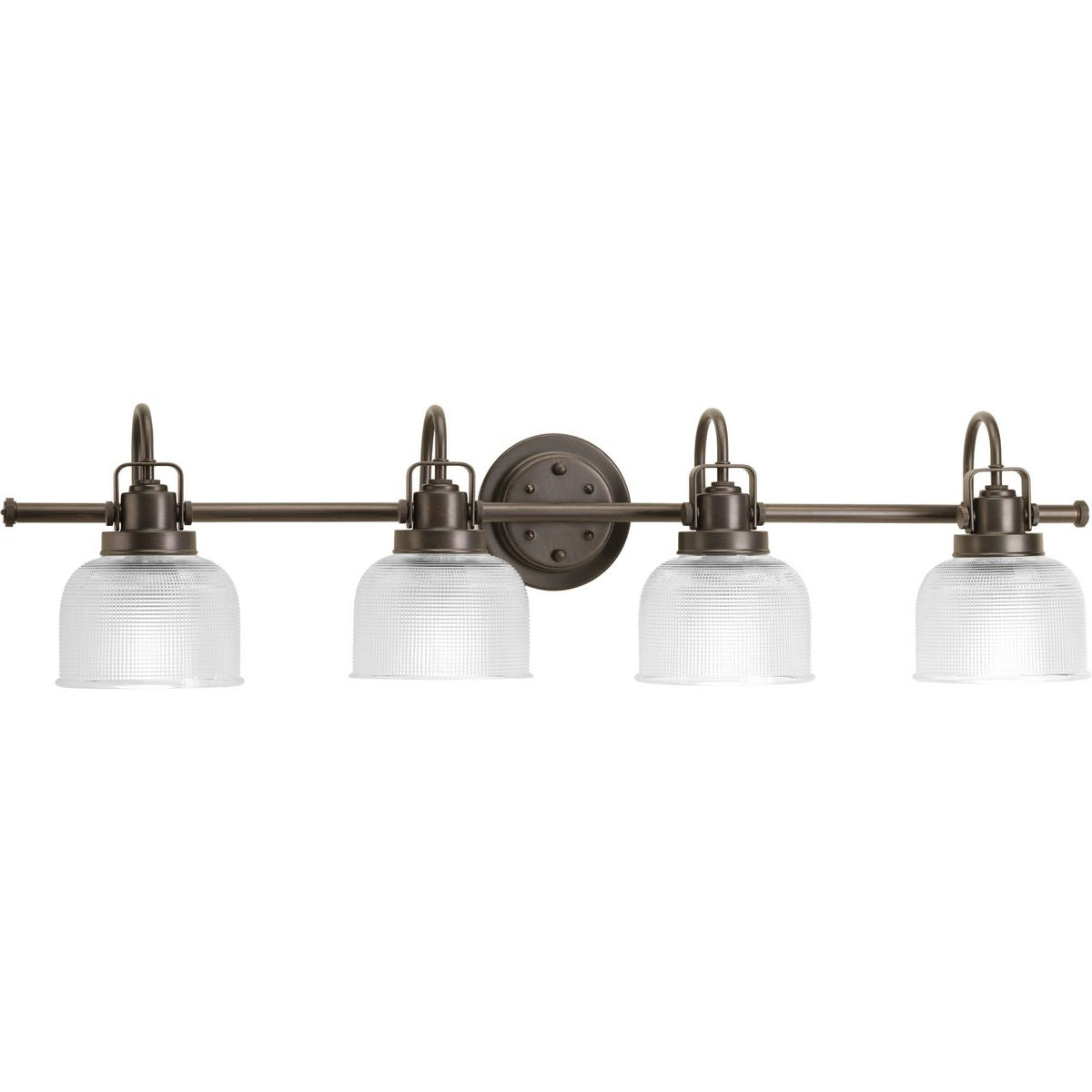 Progress Lighting Archie 4 light bath vanity wall light in Venetian Bronze