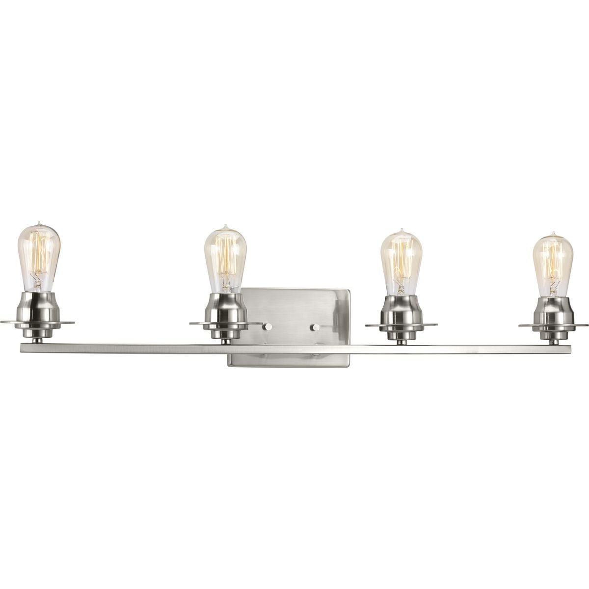 Progress Lighting Debut 4 light brushed nickel bath vanity wall light