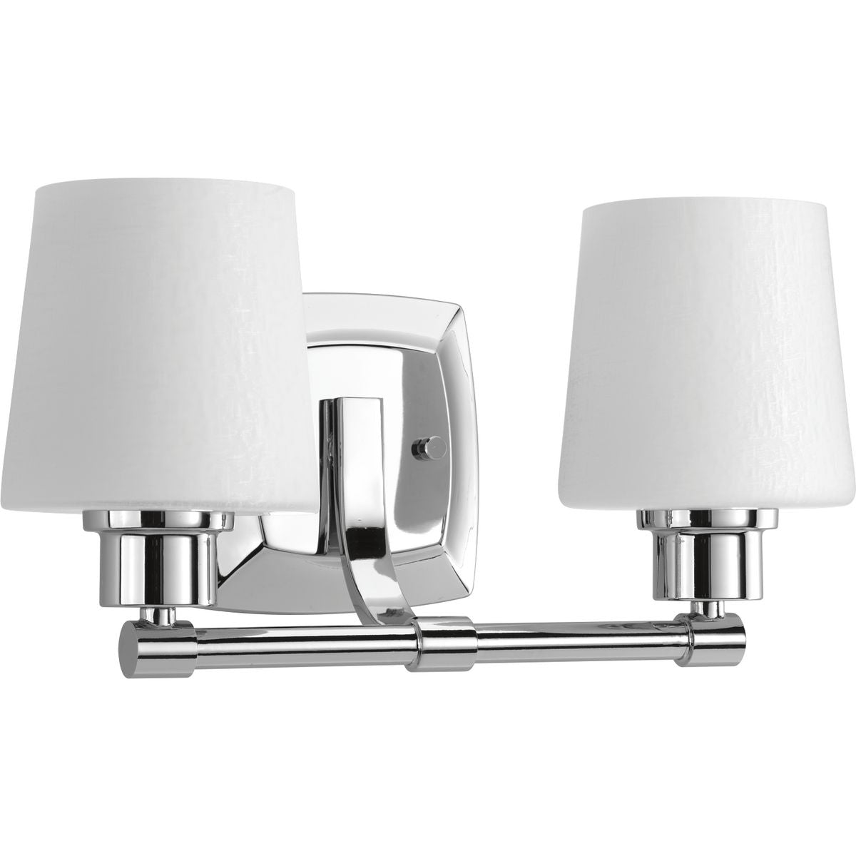 Progress Lighting Glance 2 light polished chrome bath vanity wall light