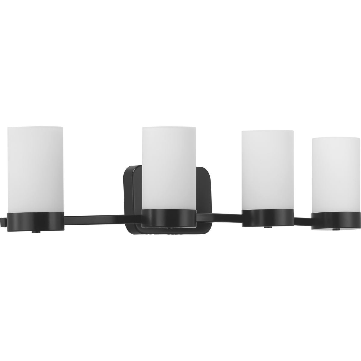 Progress Lighting Elevate 4 light matte black bath vanity wall light