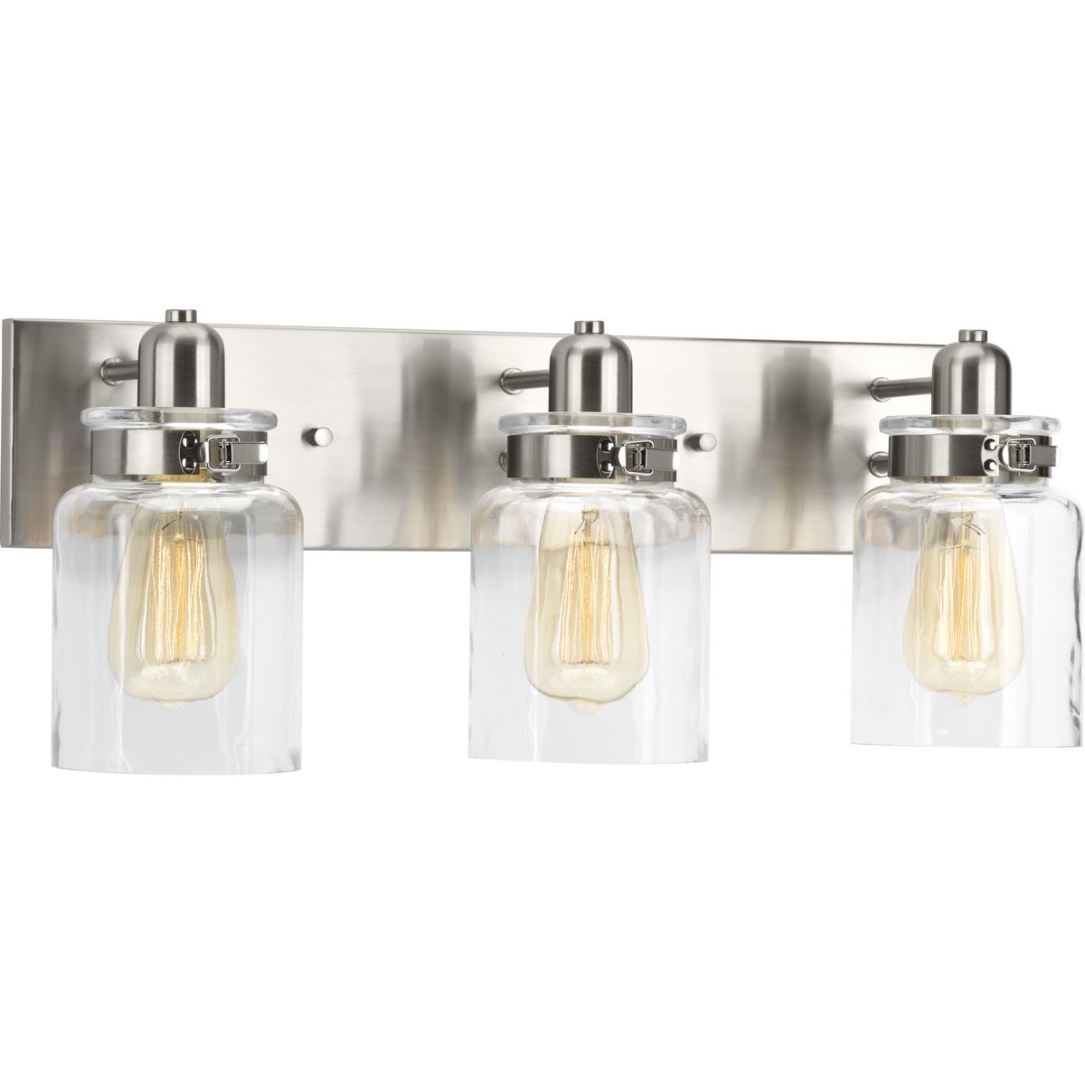 Progress Lighting P300047-009 Calhoun 3 light brushed nickel bath vanity wall light