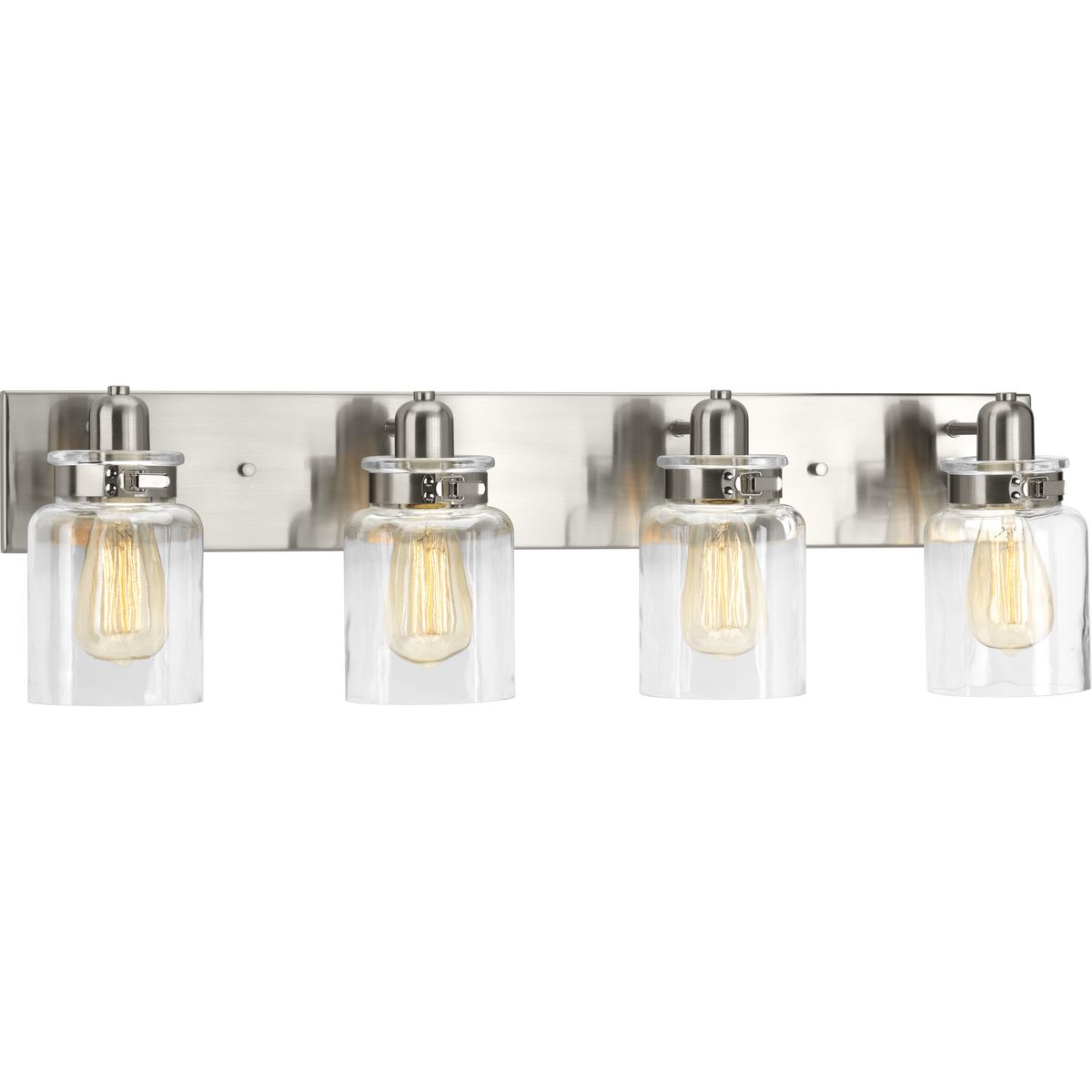 Progress Lighting P300048-009 Calhoun 4 light brushed nickel bath vanity wall light
