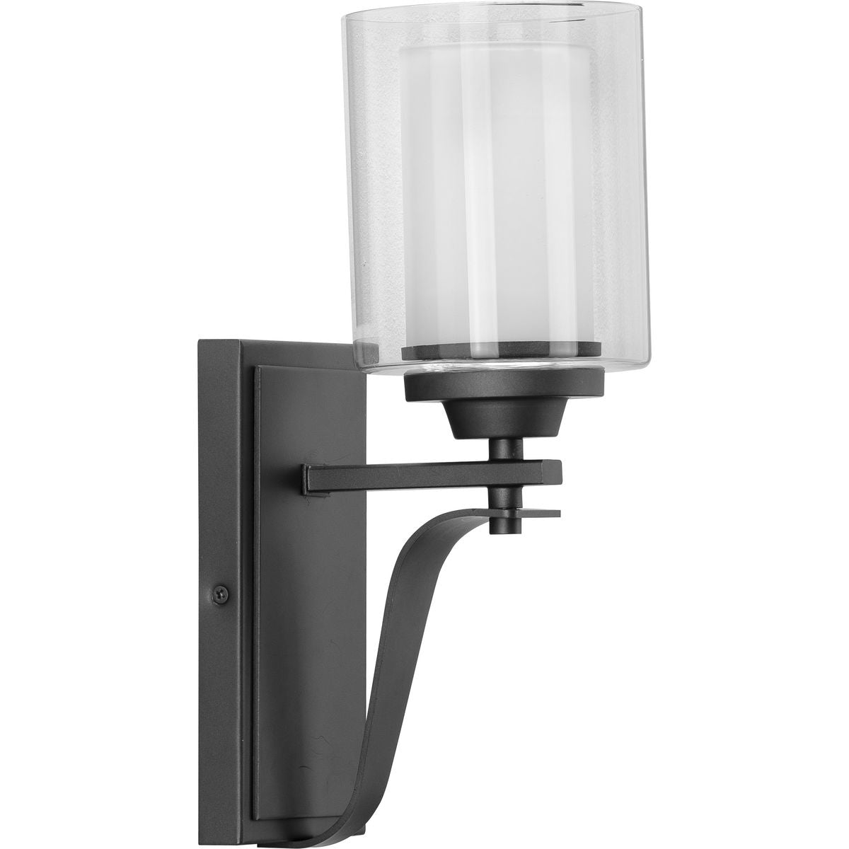 Progress Lighting P300120-143 Kene 1 light graphite bath vanity wall light