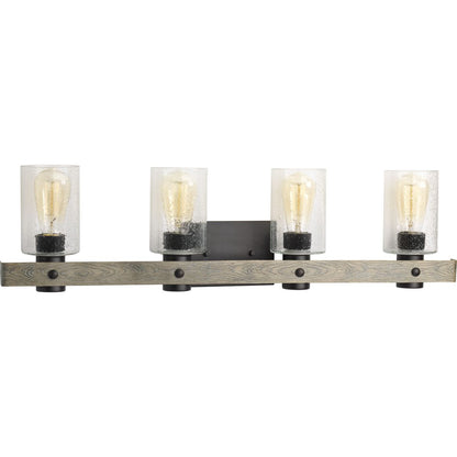 Progress Lighting Gulliver 4 light graphite bath vanity wall light