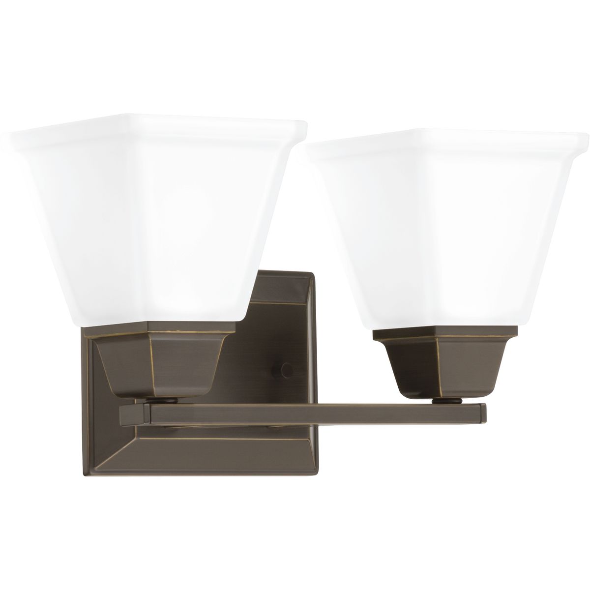 Progress Lighting Clifton Heights 2 light bath vanity wall light in antique bronze