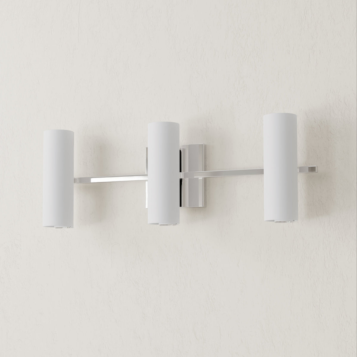 Progress Lighting P300187-015-30 Colonnade LED 3 Light Polished Chrome Bath Vanity Wall Light - Off
