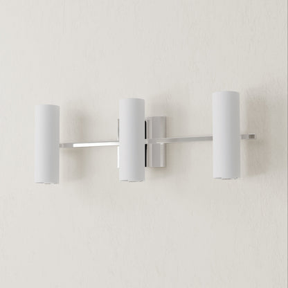 Progress Lighting P300187-015-30 Colonnade LED 3 Light Polished Chrome Bath Vanity Wall Light - Off