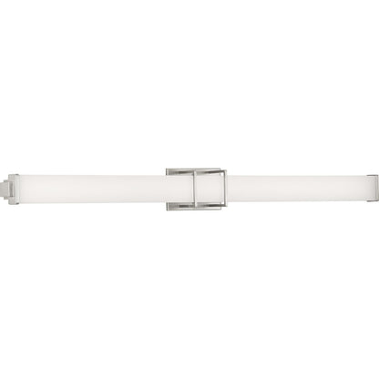 Progress Lighting Phase 2.2 LED 48 inch brushed nickel linear bath vanity wall light