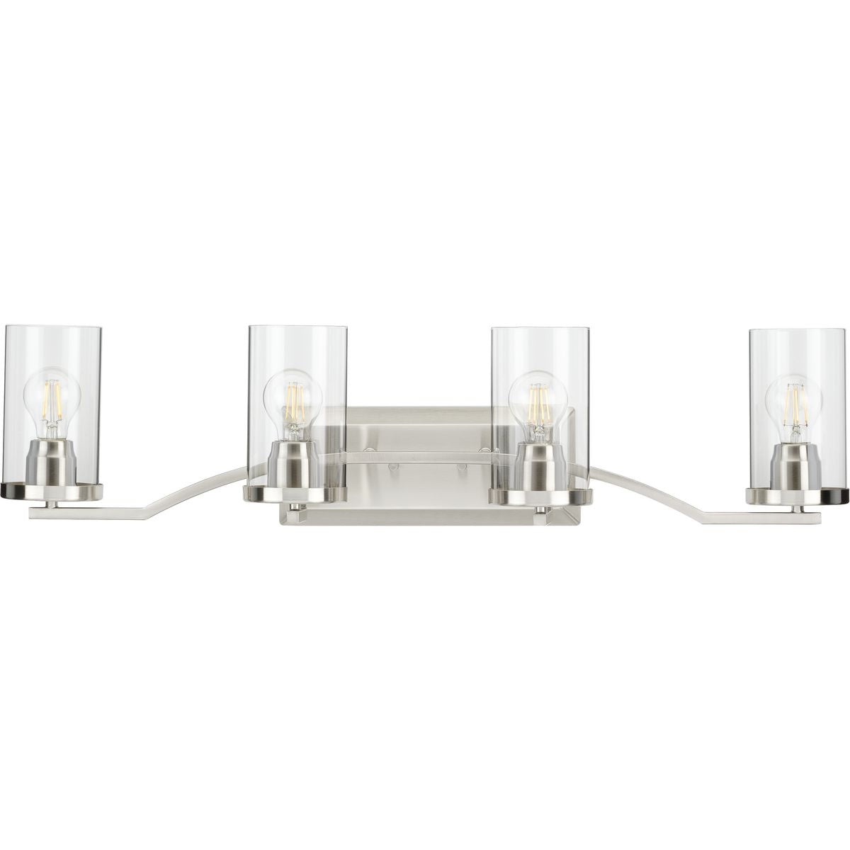 Progress Lighting P300259-009 Lassiter 4 light brushed nickel bath vanity wall light
