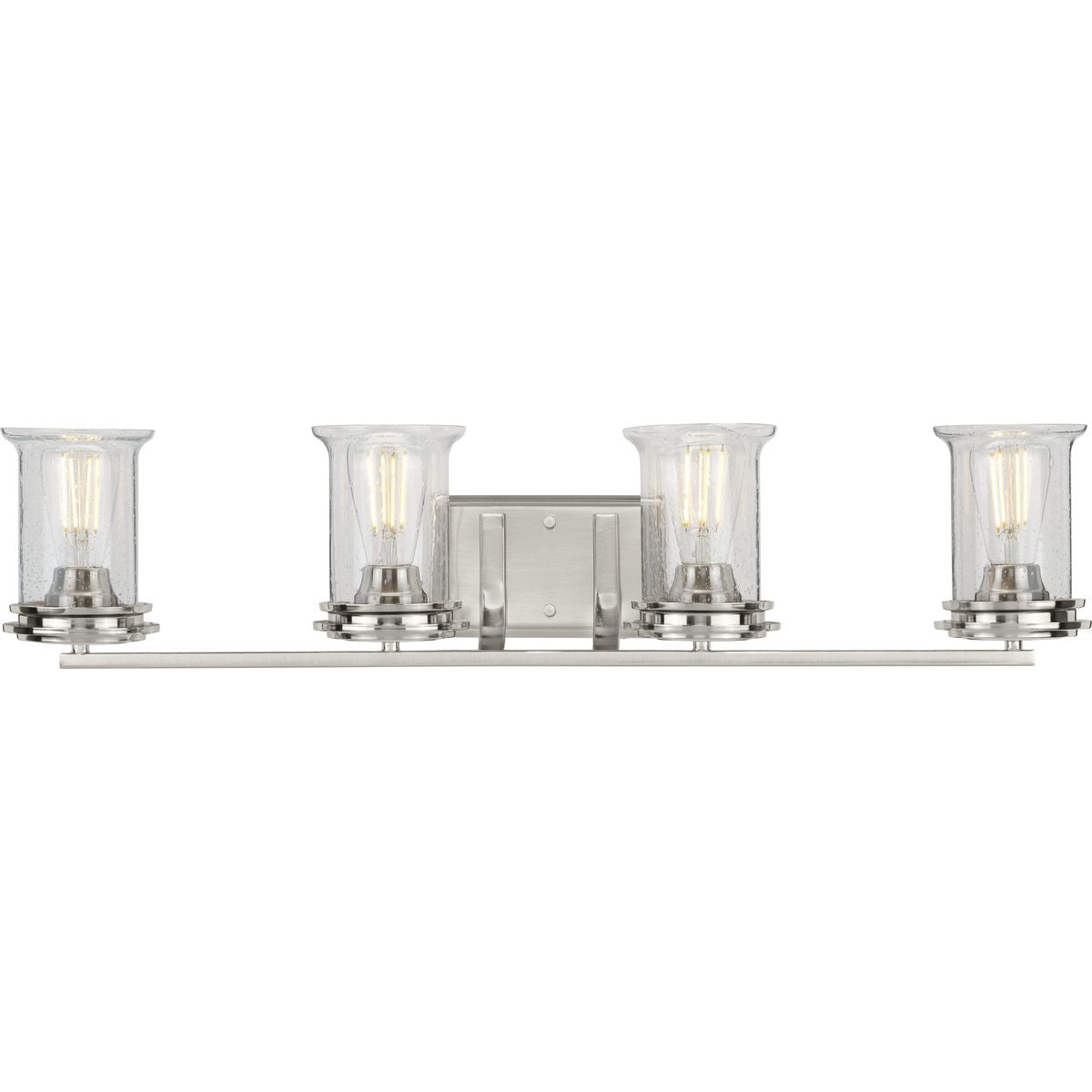 Progress Lighting P300275-009 Winslett 4 light brushed nickel bath vanity wall light