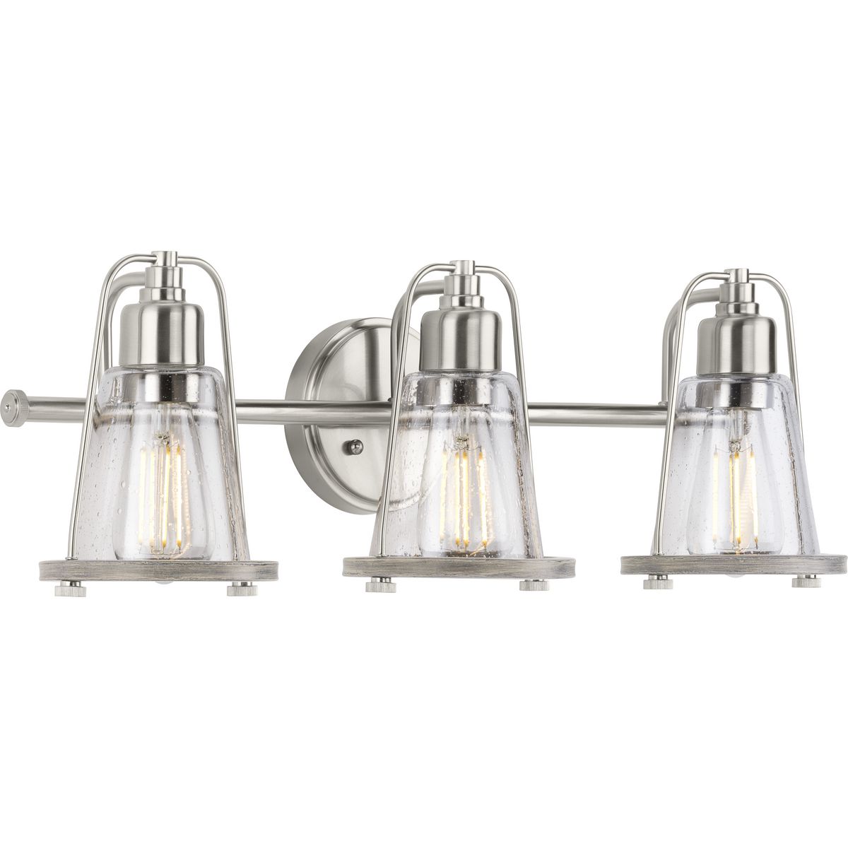 Progress Lighting P300297-009 Conway 3 Light Brushed Nickel Bath Vanity Wall Light - Product Image