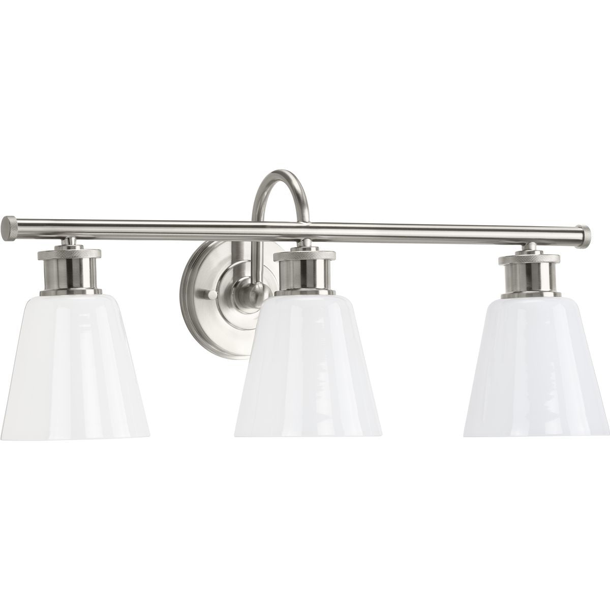 Progress Lighting P300316-009 Ashford 3 light brushed nickel bath vanity wall light