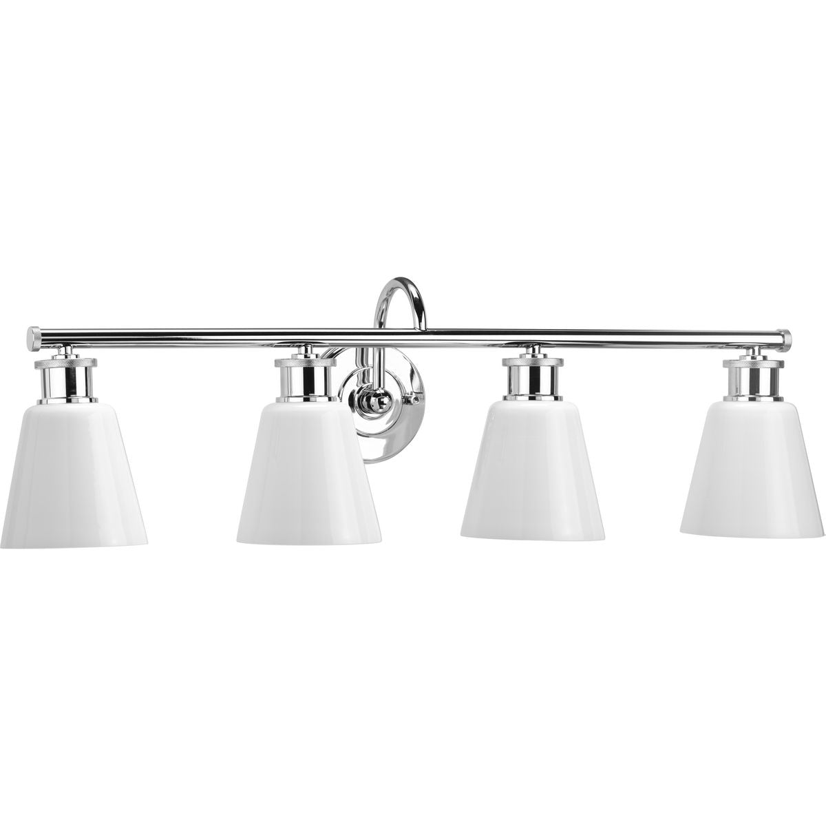 Progress Lighting P300317-015 Ashford 4 Light Polished Chrome Bath Vanity Wall Light