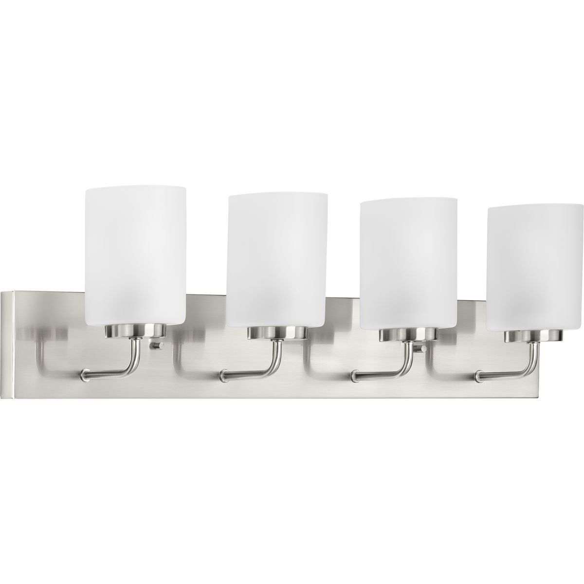 Progress Lighting Merry 4 light brushed nickel bath vanity wall light