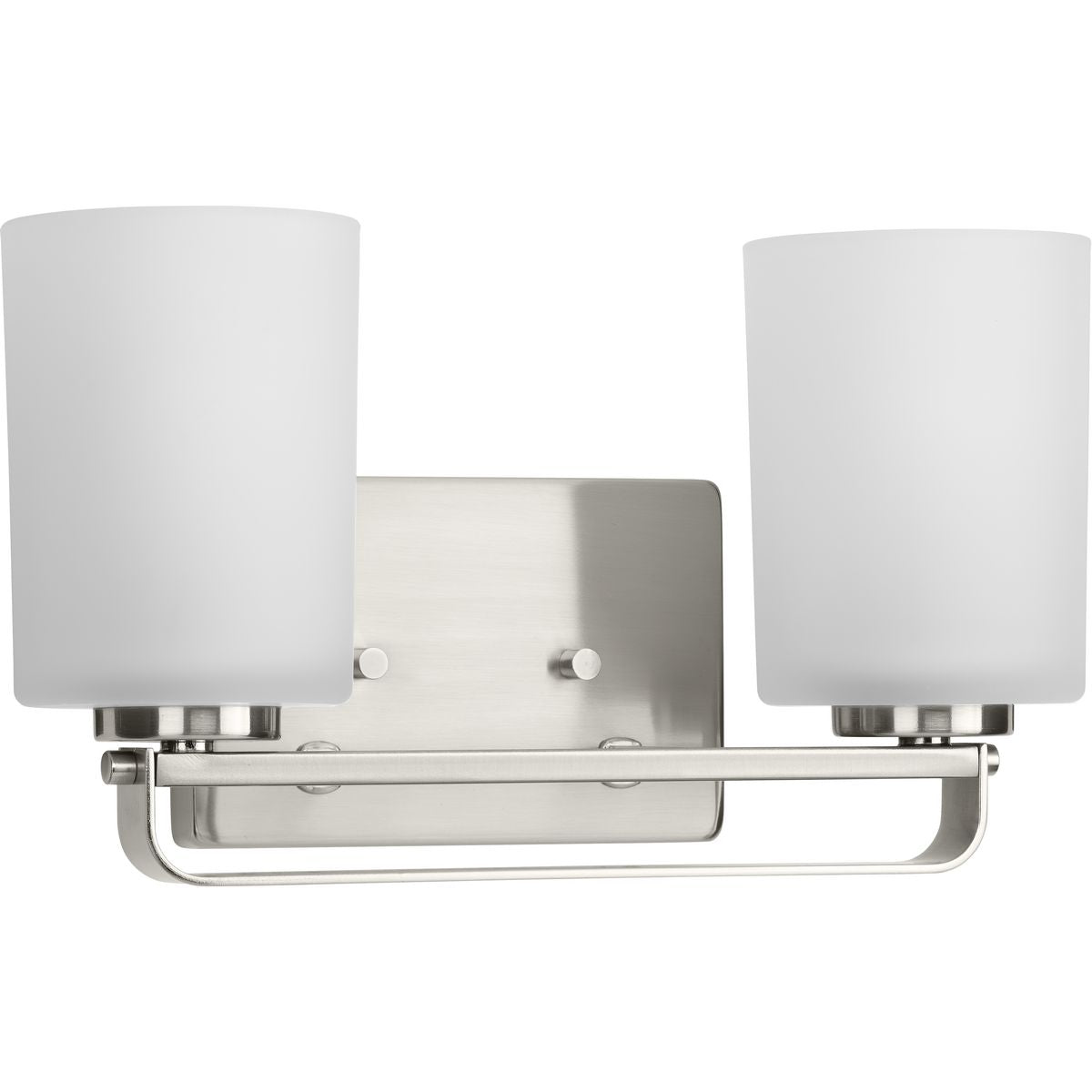 Progress Lighting P300342-009 League 2 Light Brushed Nickel Bath Vanity Wall Light
