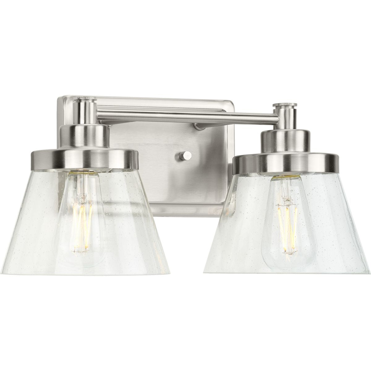 Progress Lighting P300349-009 Hinton 2 light brushed nickel bath vanity wall light