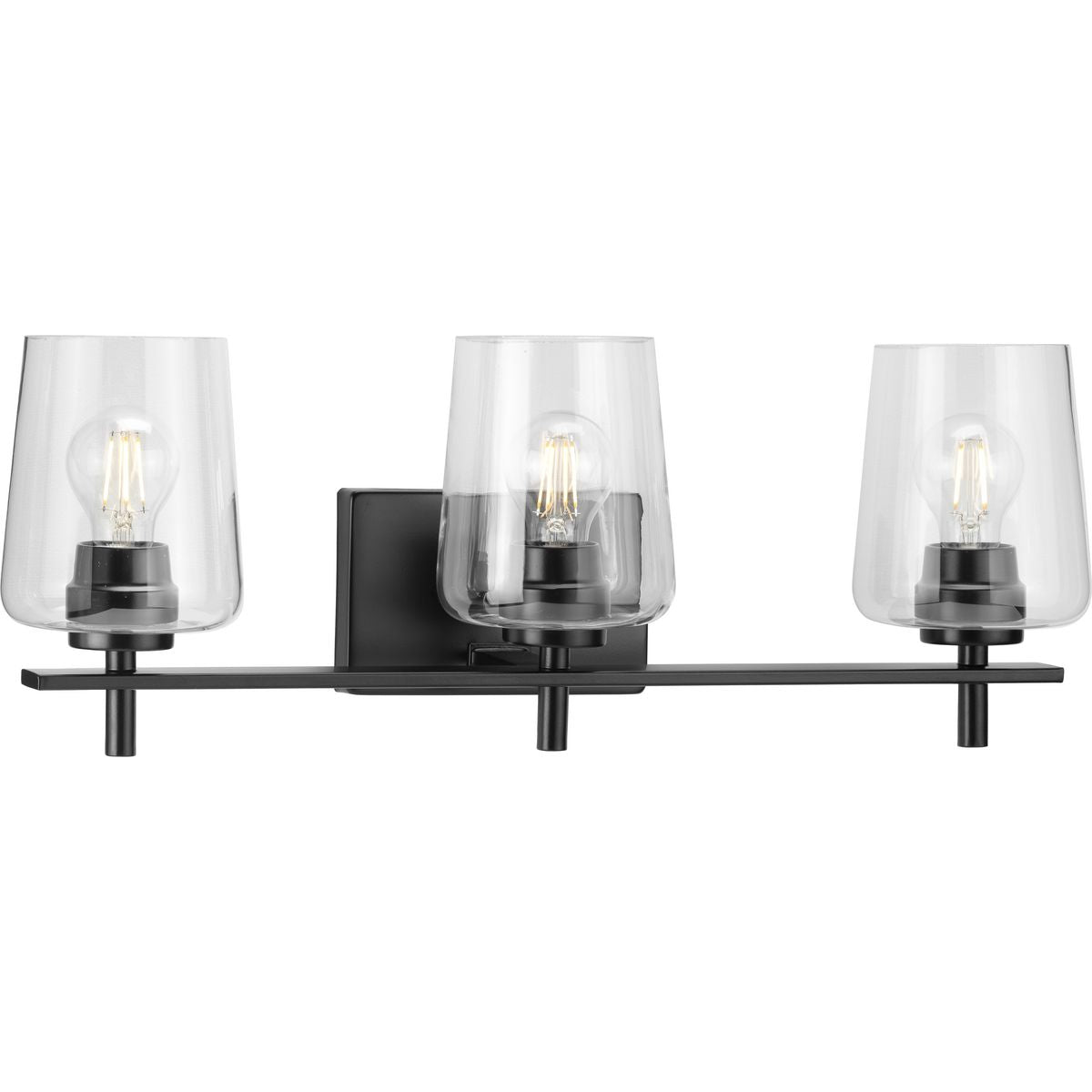 Progress Lighting P300362-31M matte black 3 light bath vanity wall light