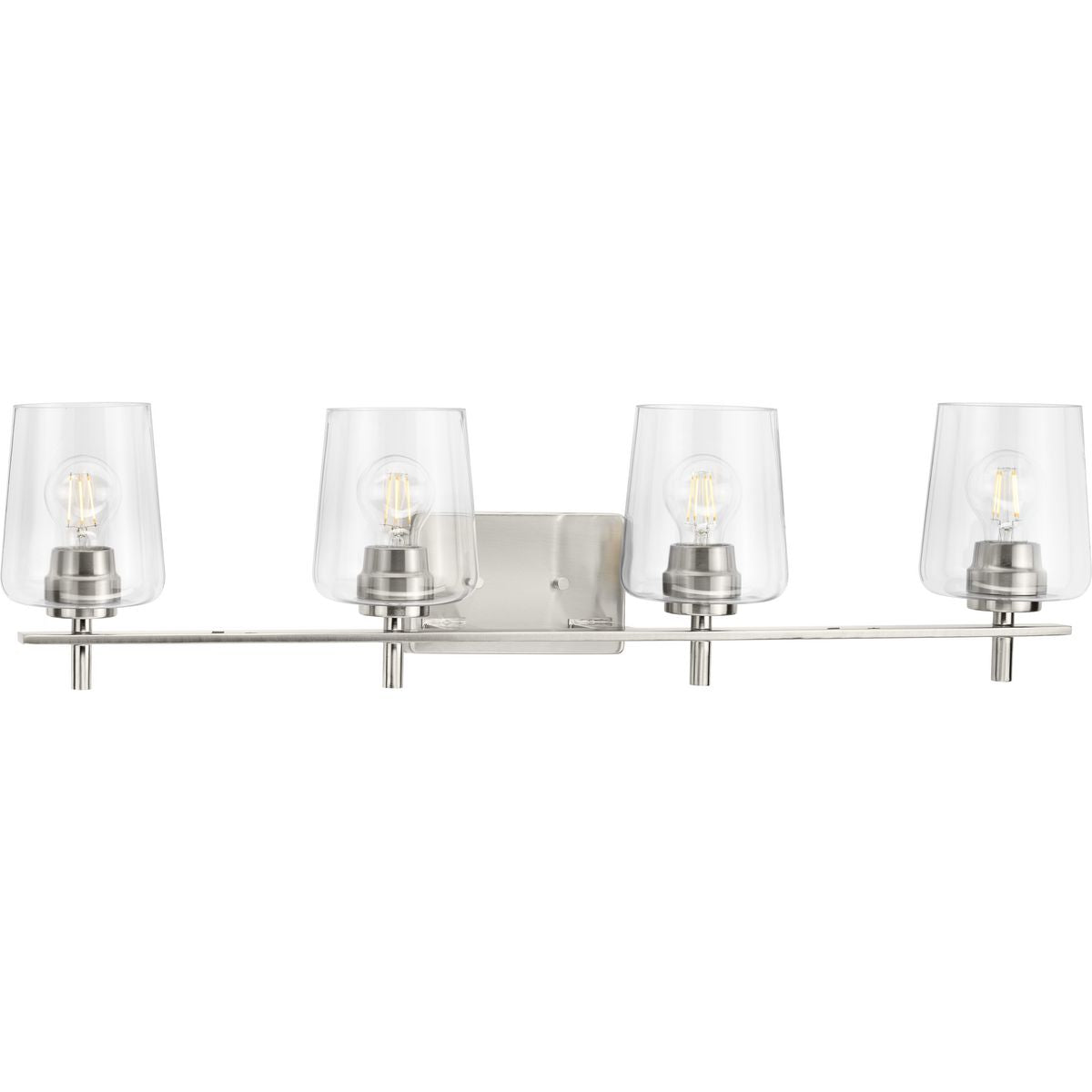 Progress Lighting P300363-009 Calais 4 light brushed nickel bath vanity wall light